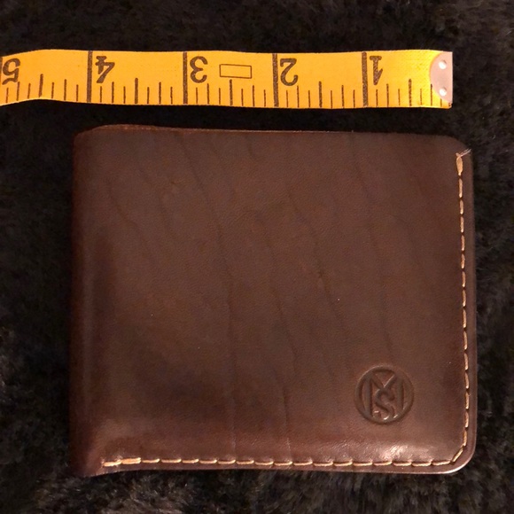 Vintage Hand Made Leather Wallet. Excellent condition. - Picture 3 of 7